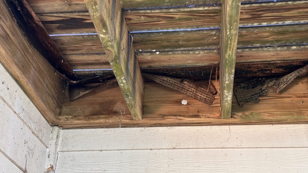 Damaged Deck Ledger